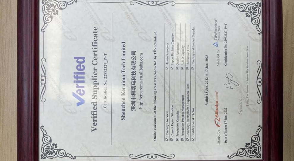 Crearoma — Alibaba.com Verified Aroma Diffusers Supplier